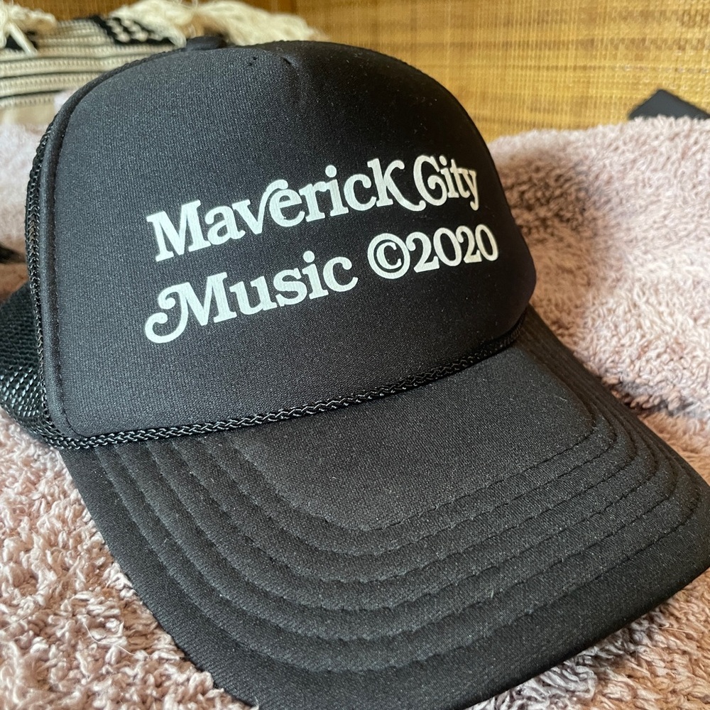 Maverick City black trucker hat